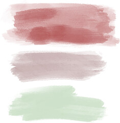 Watercolor brush strokes. Elements for cards, posters, flyers, webs and other use.