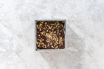 Chocolate hazelnut fudge