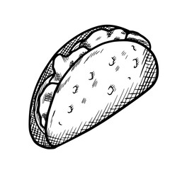 illustration of a tacos