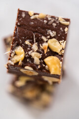 Chocolate hazelnut fudge