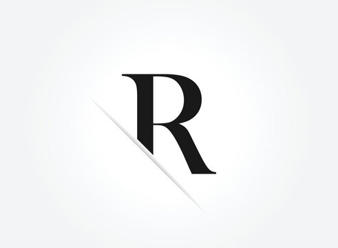 Letter R icon alphabet symbol. Letter R logo icon design vector sign.