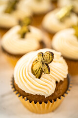 Gingerbread cupcakes