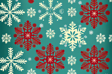 Christmas Pattern Background, Generative AI