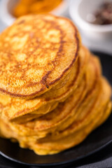 Pumpkin pancakes