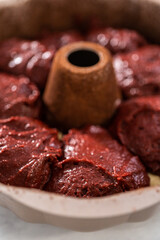 Red velvet bundt cake