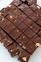 Chocolate macadamia fudge
