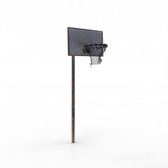 An old basketball hoop © onay