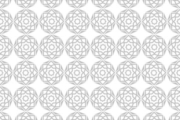Seamless pattern with decorative shapes