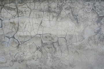 Walls with abstract cement texture