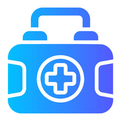 Obraz premium frist aid gradient icon