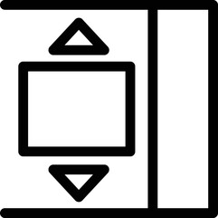 Switch Panel Vector Icon
