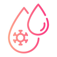 blood gradient icon