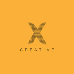 Letter X vector Logo Template Illustration Design.