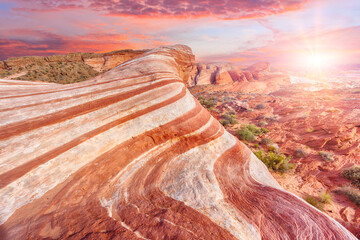 Fire wave in Nevada