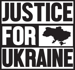 Justice For Ukraine.eps File, Typography t-shirt design