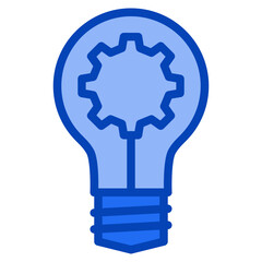 idea blue icon