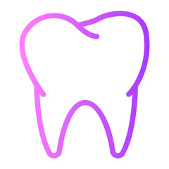 teeth gradient icon