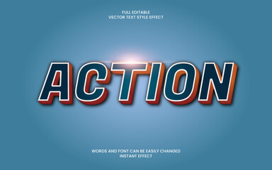 Action Text Effect