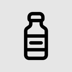 Water bottle icon in line style about travel, use for website mobile app presentation