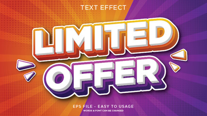 Sale promotion text effect