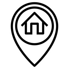 house outline icon