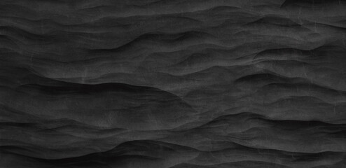 black dark gray cement stone texture, nature concrete wave background, plaster design wallpaper