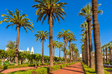 Arab League Park in the very heart of Casablanca Morocco