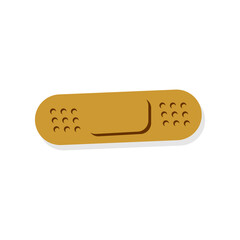 Flat Adhesive bandage Vector Illustration