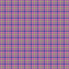 pink plaid seamless vector pattern with twill weave
