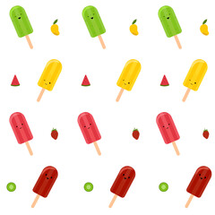 Mexican ice-cream pattern. Mexican ice-cream pattern