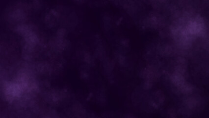 Purple smoke on dark background. Dynamic abstract fog. 3D rendering.