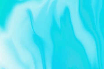 Abstract turquoise background with light wave. Light sky blue watercolor. Turquoise color gradient with noise effect