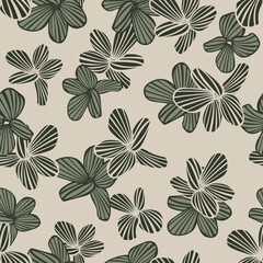 Floral Seamless Pattern Design Background