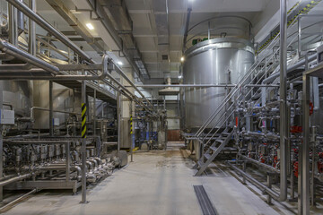 Special equipment of milk processing facility.