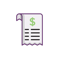 bill icon design vector template