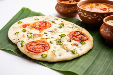 Uttapam or Uttappa or Oothapam is a healthy breakfast recipe from South Indian cuisine