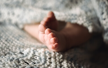 Baby Toes in the Window Light