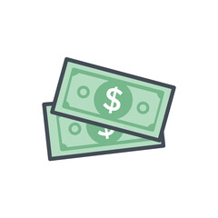 paper money icon design vector template
