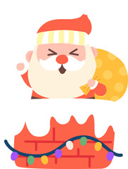 Hand-drawn cute Christmas illustrations