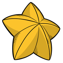 Star Christmas cartoon collection - element color clipart designed 