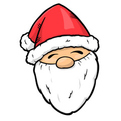 Santa Christmas cartoon collection - element color clipart designed 