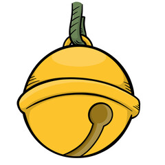 Bell Christmas cartoon collection - element color clipart designed 