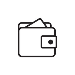 wallet icon design vector template
