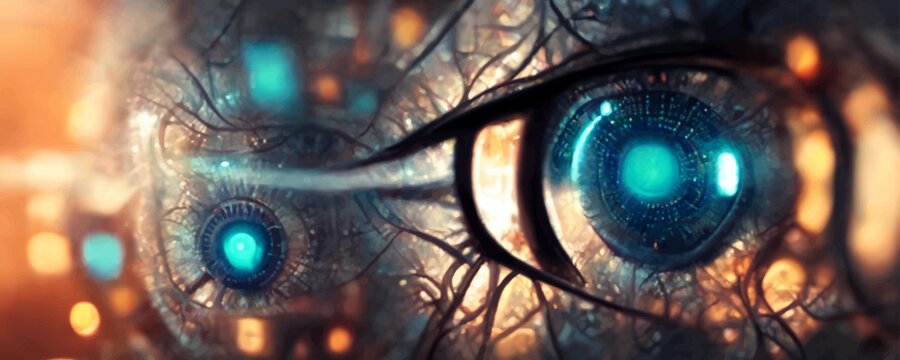 Cybernetic Eye  Fantastic Image