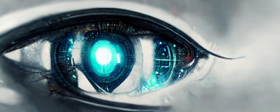 Cybernetic Eye  Fantastic Image