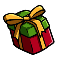 Gift box with Yellow ribbon