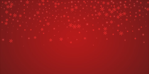 Obraz premium Magic falling snow christmas background. Subtle