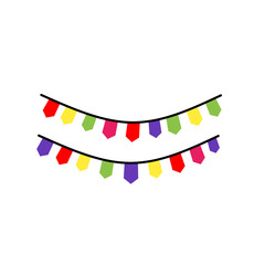 Colorful Party Flag icon