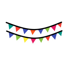 Colorful Party Flag icon