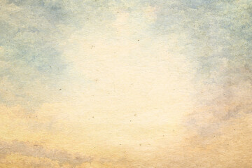 vintage watercolor clouds © vlntn